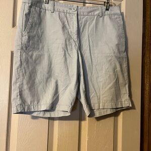 Grey colored size 12 Loft dress shorts